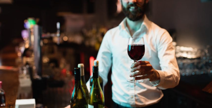 Vino en el restaurante